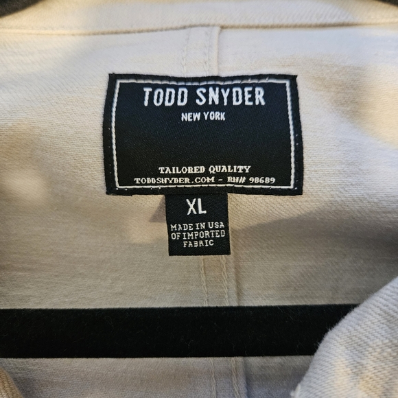 Todd Snyder White Denim Chore Coat XL - Picture 4 of 6